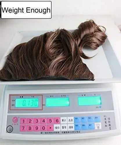3/4 Curly Wavy Clips in on Synthetic Hair Extensions - Image 5