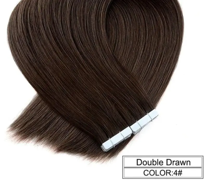 Ombre Baylage 10PCS Remy Tape In Human Hair Extensions - Image 15